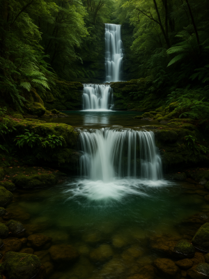 Tranquil Cascade