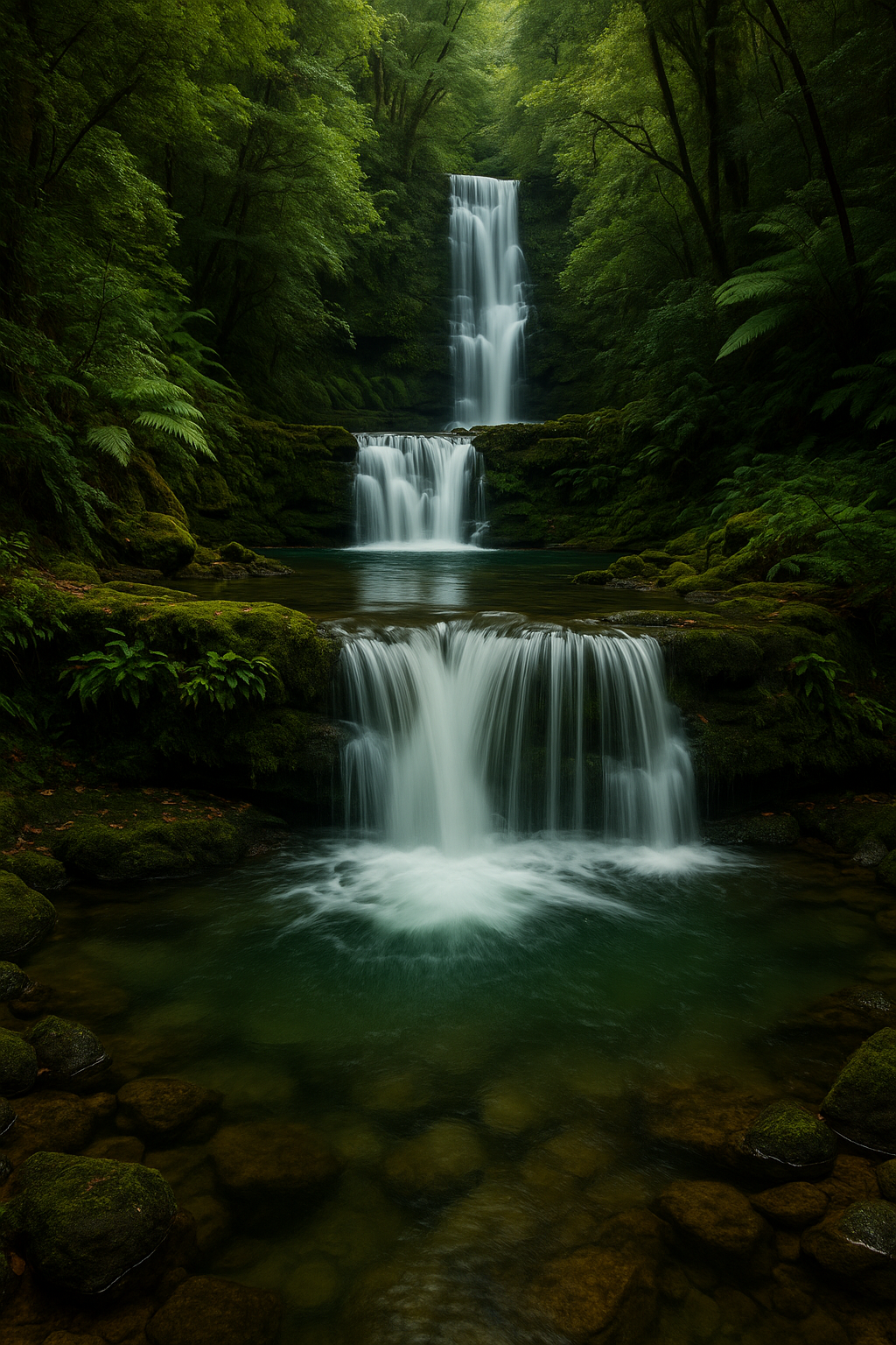 Tranquil Cascade
